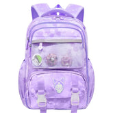 Kawaii School Backpack for Girls - Large Capacity Multifunctional Lightweight Bag for Travel, Picnic (42 X 25 X 15 CM)