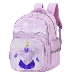 School Backpack for Girls, Kids Cartoon Stylish Durable Spacious Waterproof Backpack for School Kids Bag for 6 To 12 Years (41 X 30 X 15 Cm)