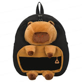Capybara Backpack for Kids – Bags for Pre-Schoolers and Kindergarten Kid 2-5 Years (35 x 30 x 12 cm)