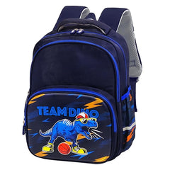 School Bags for Boys - Dinosaur Print Large Capacity Multipurpose Shoulder Bag, Lightweight Travel Bag, Casual Bag (41 X 30 X 15 Cm)