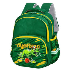 School Bags for Boys - Dinosaur Print Large Capacity Multipurpose Shoulder Bag, Lightweight Travel Bag, Casual Bag (41 X 30 X 15 Cm)