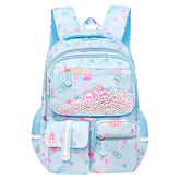 Kawaii School Backpack for Girls - Multifunctional Lightweight Large Capacity Bag for Travel, Picnic (42 X 25 X 15 CM)