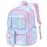 Kawaii School Backpack for Girls - Multifunctional Lightweight Stylish Large Capacity Bag for Girls Kids (41 X 29 X 16 CM)