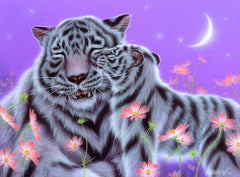 5D Diamond Painting Kit for Kids and Adults - 12x16inch Suitable for Home Leisure and Wall Decoration (Tiger)