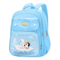 School Bags for Girls, Kids - Penguin Print Large Capacity Backpack for School, Travel, Picnic, Camping Kids 5-12 Years Old (40 X 30 X 17 Cm)