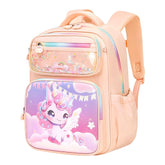 Stylish Cartoon School Backpack for Girls - Lightweight Large Capacity Bag for Boys Girl Kids, Travel Bag (41 X 29 X 14 CM)