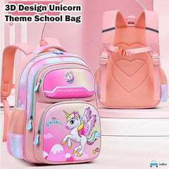 Unicorn School Bags for Girls, Kids - Backpack for School, Travel, Picnic, Camping 5-12 Years old (40 X 30 X 18 Cm)
