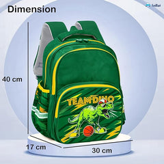 School Bags for Boys - Dinosaur Print Large Capacity Multipurpose Shoulder Bag, Lightweight Travel Bag, Casual Bag (41 X 30 X 15 Cm)