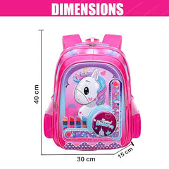 Unicorn Large Capacity Bag for School Girls – Kawaii Backpacks for Girls, Japanese School Bags for Girls (40X30X12 CM)