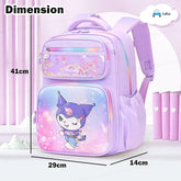 Stylish Cartoon School Backpack for Girls - Lightweight Large Capacity Bag for Boys Girl Kids, Travel Bag (41 X 29 X 14 CM)