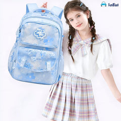 Kawaii School Bag for Girls and kids - Large Capacity Lightweight Casual Backpack for Girls (45 X 30 X 18 Cm)