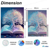 5D Diamond Painting Kit, Includes Colourful Diamonds DIY Art and Craft Kit for Kids and Adults Suitable for Home Leisure and Wall Decoration (30 X 40 Cm)