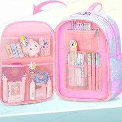 Unicorn Backpack for Children - Lightweight Large Capacity Orthopedic School Bag for Boys Girls Kids (39 X 31 X 20 CM)