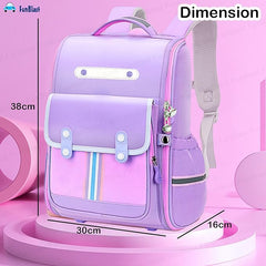 Large Capacity Shoulder Backpack for Girls Kid, Orthopedic Casual Backpack for students