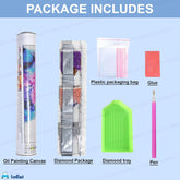 5D Diamond Painting Kit Includes Colourful Diamonds DIY Art and Craft Kit for Kids and Adults Suitable for Home Leisure and Wall Decoration (30 X 40 Cm)