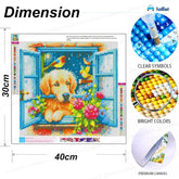 5D Diamond Painting Kit Includes Colourful Diamonds DIY Art and Craft Kit for Kids and Adults Suitable for Home Leisure and Wall Decoration (30 X 40 Cm)