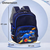 School Bags for Boys - Dinosaur Print Large Capacity Multipurpose Shoulder Bag, Lightweight Travel Bag, Casual Bag (41 X 30 X 15 Cm)