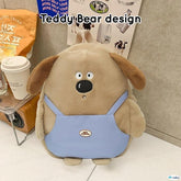 Miniature Teddy Bear Shaped Kids Backpack – Plush Bags for Pre-Schoolers and Kindergarten Kid 2-5 Years (30 x 30 x 7 cm)