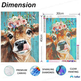 5D Diamond Painting Kit Includes Colourful Diamonds DIY Art and Craft Kit for Kids and Adults Suitable for Home Leisure and Wall Decoration (30 X 40 Cm)