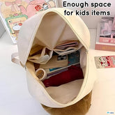 Capybara Kids Backpack – Bags for Pre-Schoolers and Kindergarten Kid 2-5 Years (35 x 30 x 12 cm)