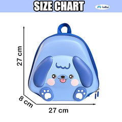 Pre-School Backpack for Kids - Small Lightweight Miniature Bags for 2 Years to 5 Years Toddlers (27 X 27 X 8 Cm)