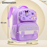 Large Capacity School Bags for Kids - Cartoon Print Girls Bags for School, Travel, Picnic, Camping 5-12 Years Old (40 X 28 X 13 Cm)