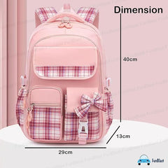 Large Capacity Shoulder Backpack for Girls Kid, Orthopedic Casual Backpack for students