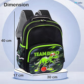 School Bags for Boys - Dinosaur Print Bagpack Large Capacity Multipurpose Shoulder Bag, Lightweight Travel Bag, Casual Bag (41 X 30 X 15 Cm)
