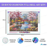 5D Diamond Painting Kit for Kids and Adults - 12x16inch Suitable for Home Leisure and Wall Decoration, Gift for Kids and Adults