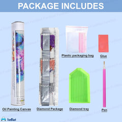 5D Diamond Painting Kit, Includes Colourful Diamonds DIY Art and Craft Kit for Kids and Adults Suitable for Home Leisure and Wall Decoration (30 X 40 Cm)