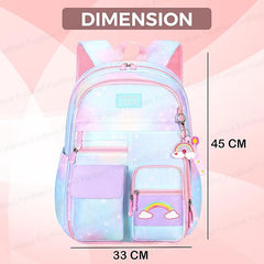 Unicorn Backpack for Children - Lightweight Large Capacity Orthopedic School Bag for Boys Girls Kids (39 X 31 X 20 CM)