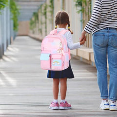 Unicorn Backpack for Children - Lightweight Large Capacity Orthopedic School Bag for Boys Girls Kids (39 X 31 X 20 CM)