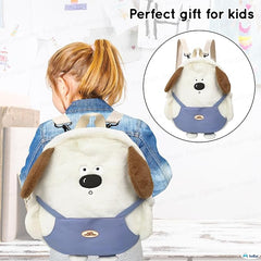 Miniature Teddy Bear Shaped Kids Backpack – Plush Bags for Pre-Schoolers and Kindergarten Kid 2-5 Years (30 x 30 x 7 cm)