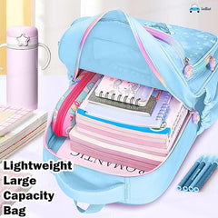 Stylish Cartoon Backpack for Boys Girl Kids - Lightweight Large Capacity Bag, Travel Bag (41 X 29 X 14 CM)