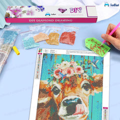 5D Diamond Painting Kit Includes Colourful Diamonds DIY Art and Craft Kit for Kids and Adults Suitable for Home Leisure and Wall Decoration (30 X 40 Cm)