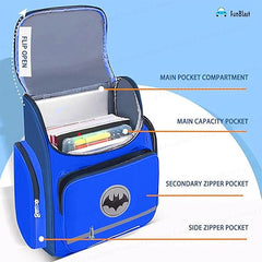 Unicorn Print School Bags for Girls - Large Capacity Travel, Picnic, Camping Backpack for Kids 5-12 Years Old (40 X 27 X 15 Cm)