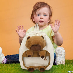 Capybara Kids Backpack – Bags for Pre-Schoolers and Kindergarten Kid 2-5 Years (35 x 30 x 12 cm)