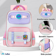 School Backpack for Kids – Durable and Spacious Lightweight School Bag for Girls Kids for 5-7 Year (41 X 30 X 16 Cm)