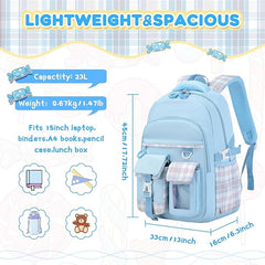 Unicorn Backpack for Children - Lightweight Large Capacity Bag for Students Boys Girls and Kids (39 X 31 X 20 CM)