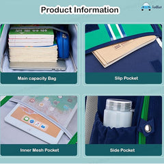 Large Capacity Shoulder Backpack for Girls Kid, Orthopedic Backpack for students