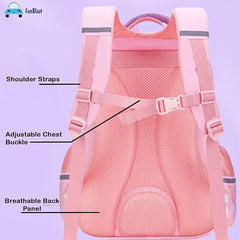Unicorn Backpack for Girls - Lightweight Large Capacity Stylish School Bag, Travel Bag, Picnic Bag for Girls,(44 X 31 X 19 CM)