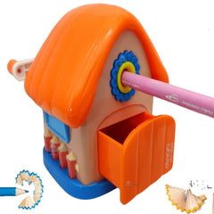 Sharpener for Kids - House Shaped Pencil Sharpener, Table Sharpener Machine – Stationary Gifts for Kids, Sharpener for School and Office