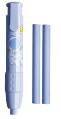 Pen Erasers – Retractable Eraser, Novelty Eraser Pen Shaped, Press Mechanical Rubbers with 2 Pcs Refill Erasers for Kids Students, Stationery Gift for Kids, Return Gift for Kids
