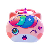 Piggy Bank for Kids – Unicorn Themed Money Saving Tin Coin Bank with Lock and Key – Birthday Return for Boys & Girls, Money Bank
