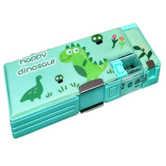 Multifunctional Pencil Box for Kids, Dinosaur Pencil Box, Kids Pencil Box for Boys & Girls, Magnetic Pencil Box for Boys, Pop up Pencil Box