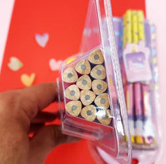 Stylish Pencils Stationary Kit - Pencil Set with Ice-Cream Shaped Erasers for Kids, Boys and Girls, Birthday Return Gift Stationary Set