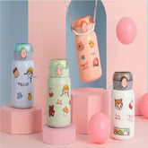 Water Bottle for Kids – Insulated Stainless Steel Bottle, Kids Water Bottle Double Walled Vacuum Insulated Stainless Steel Bottle, Double-Wall Thermos Flask (350 ML)