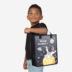 Multi-Purpose Canvas Carrying Bag – Shopping Bag, Tote Bag, Vegetable Bag, Lunch Bag, Travel Bag with Handle Strap, Water-Proof Reusable Bag, (Size – 35 X 27 X 11 CM)