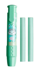 Pen Erasers – Retractable Eraser, Novelty Eraser Pen Shaped, Press Mechanical Rubbers with 2 Pcs Refill Erasers for Kids Students, Stationery Gift for Kids, Return Gift for Kids