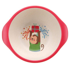 Bamboo Fiber Dinner Set for Kids - Baby Feeding Bowl, Bamboo Fibre Kids Set, Bamboo Fiber Plates for Kids, Babies Feeding Set, Kids Feeding Set